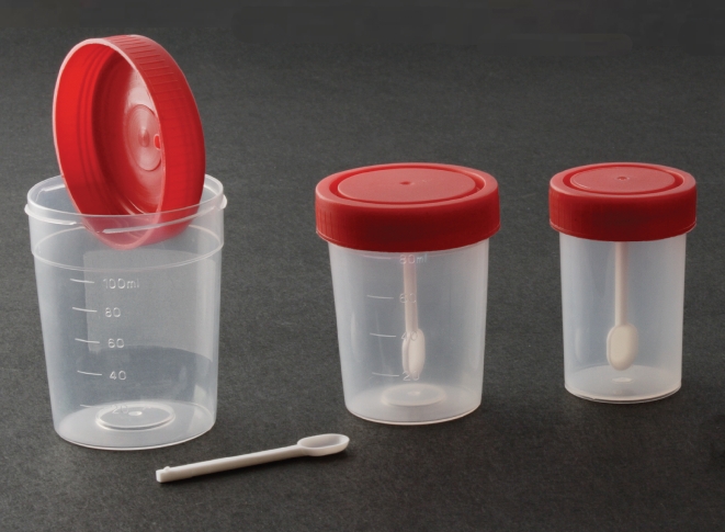 Stool Containers 60ml,125ml With Spoon